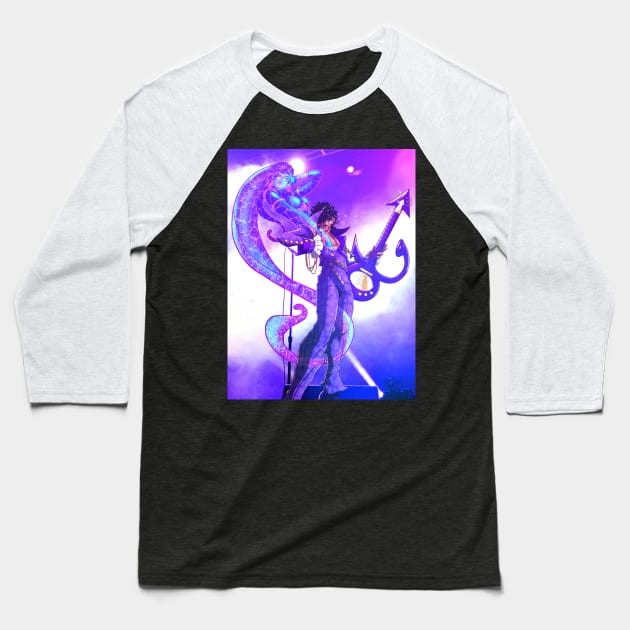 Prince's Bizarre Adventure Baseball T-Shirt by BossFightMAM